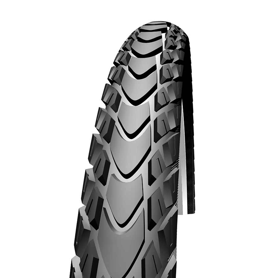 Schwalbe, Marathon Mondial, Tire, 700x35C, Wire, Clincher, Endurance, RaceGuard, 67TPI, Black