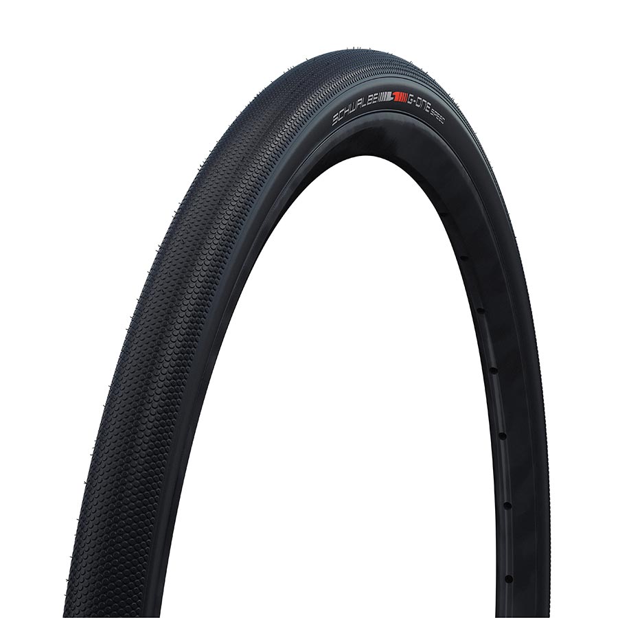 Schwalbe, G-One Speed, Gravel Tire, 700x40C, Folding, Tubeless Ready, Addix Speedgrip, Super Ground, TL Easy, 67TPI, Black