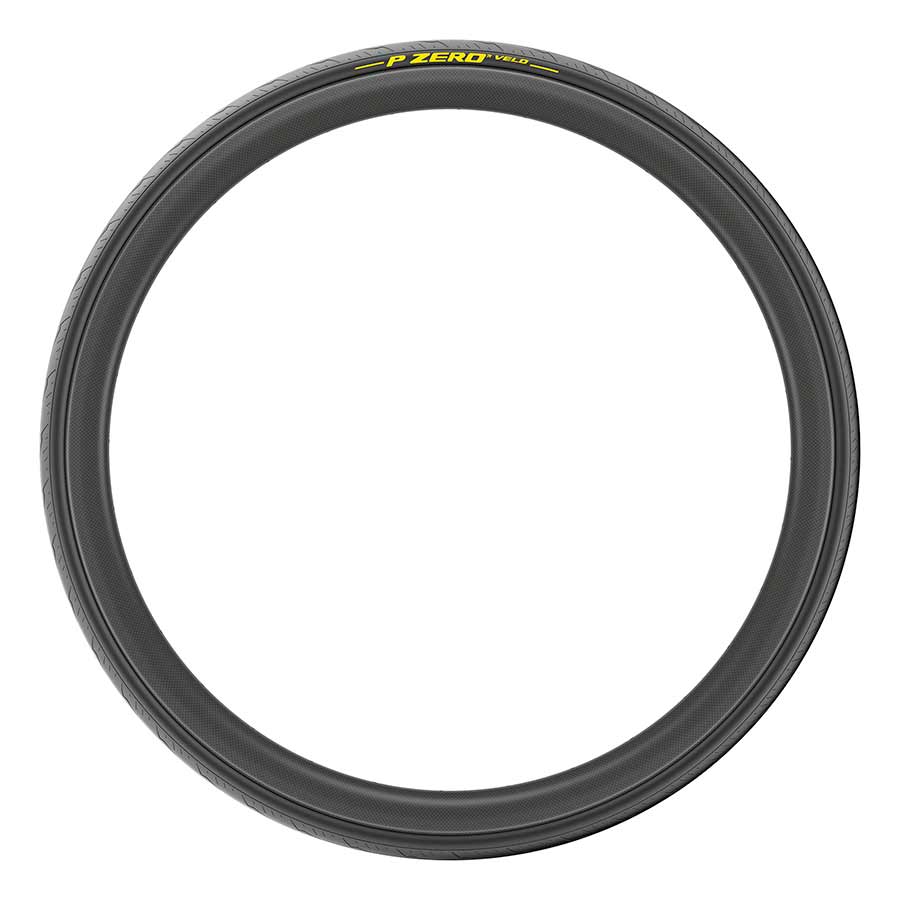 Pirelli, PZero Velo Tubular, Road Tire, 700x25C, Tubular, YellowSOFT, TechBELT, 300TPI, Black