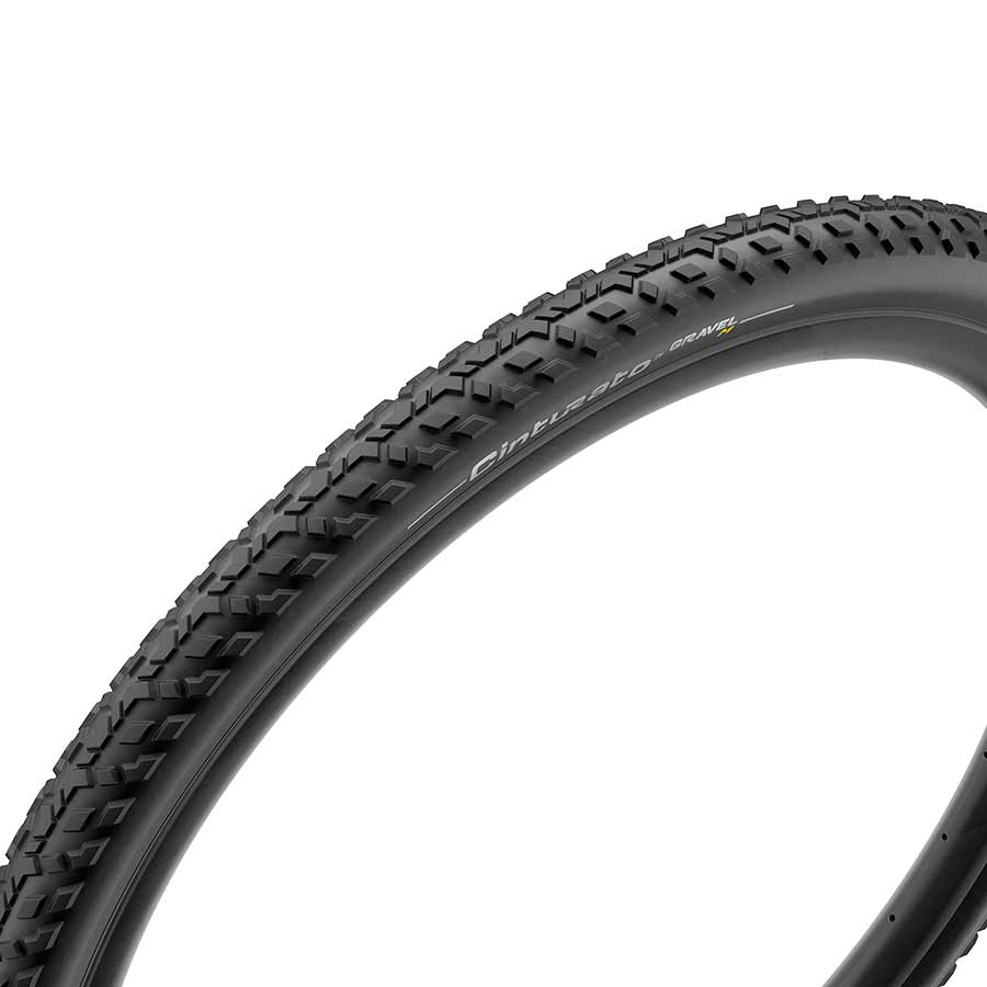 Pirelli, Cinturato Gravel M, Gravel Tire, 700x35C, Folding, Tubeless Ready, SpeedGrip, 127TPI, Black