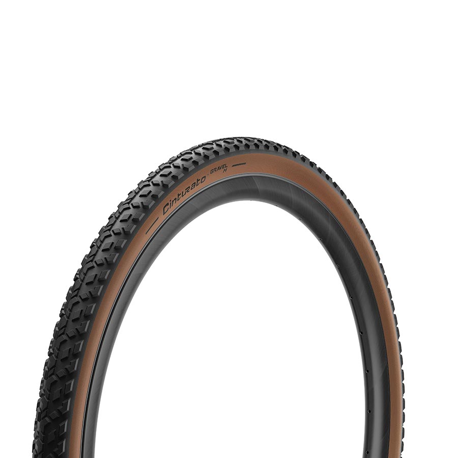 Pirelli, Cinturato Gravel M, Gravel Tire, 700x35C, Folding, Tubeless Ready, SpeedGrip, 127TPI, Black