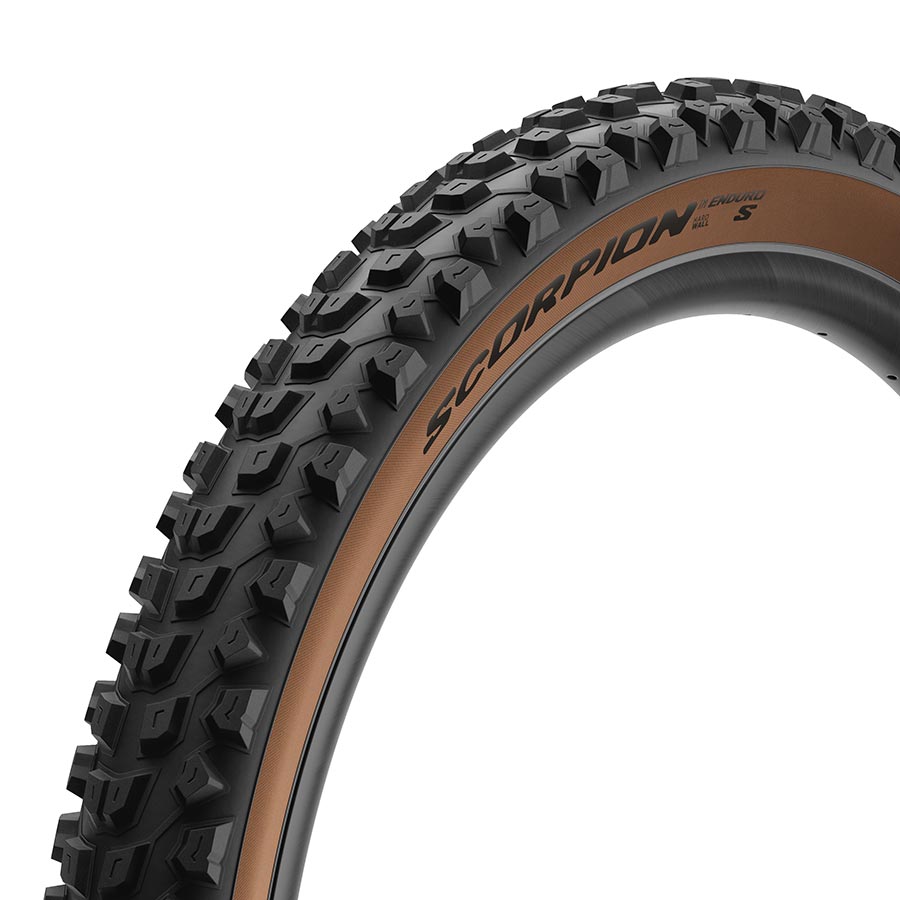 Pirelli, Scorpion Enduro S, Mountain Tire, 27.5x2.60, Folding, Tubeless Ready, SmartGRIP, HardWALL, 60TPI, Black