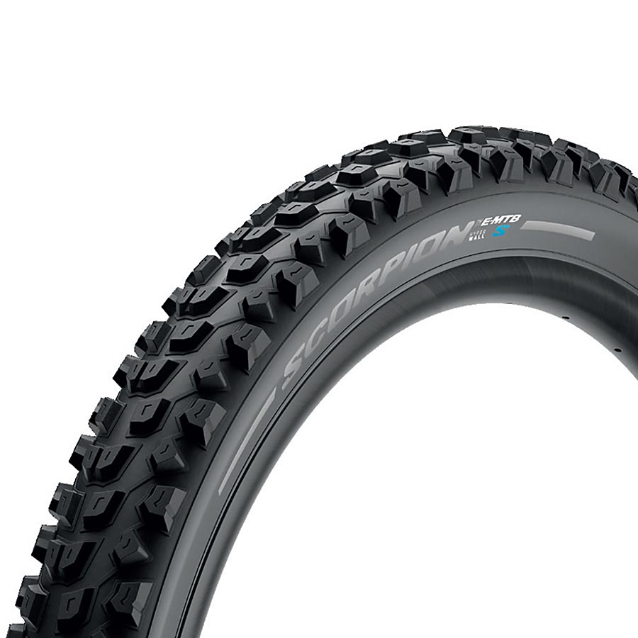 Pirelli, Scorpion E-MTB S, Mountain Tire, 27.5x2.60, Folding, Tubeless Ready, SmartGRIP Gravity, Hyperwall, 60TPI, Black