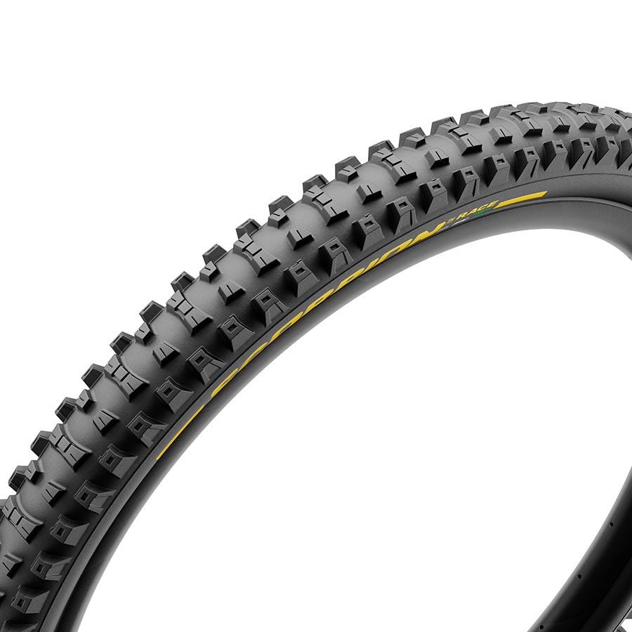 Pirelli, Scorpion Race Enduro T, Mountain Tire, 27.5x2.5, Folding, Tubeless Ready, SmartEVO DH, DualWALL, 60TPI, Black