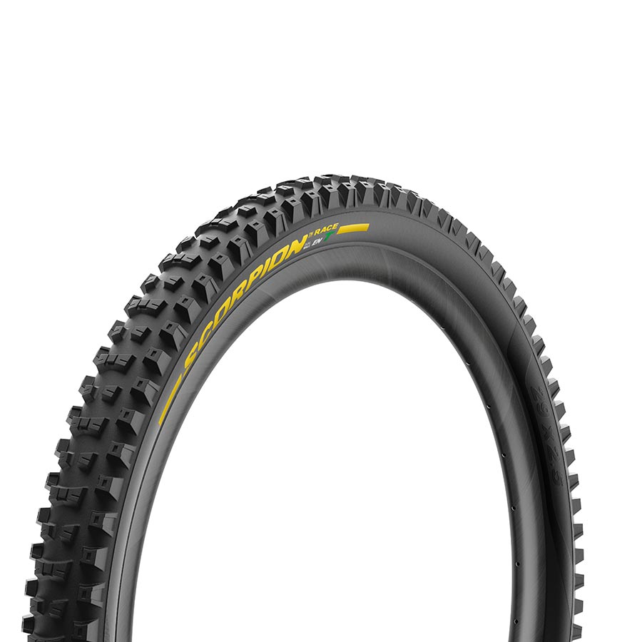 Pirelli, Scorpion Race Enduro T, Mountain Tire, 27.5x2.5, Folding, Tubeless Ready, SmartEVO DH, DualWALL, 60TPI, Black