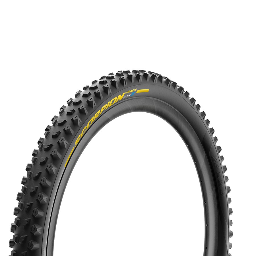 Pirelli, Scorpion Race Enduro S, Mountain Tire, 29''x2.50, Folding, Tubeless Ready, SmartEVO DH, DualWALL, 60TPI, Black