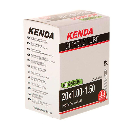 Kenda, Presta-Removable Valve Core, Tube, Presta, Length: 48mm, 26'', 3.50-4.50