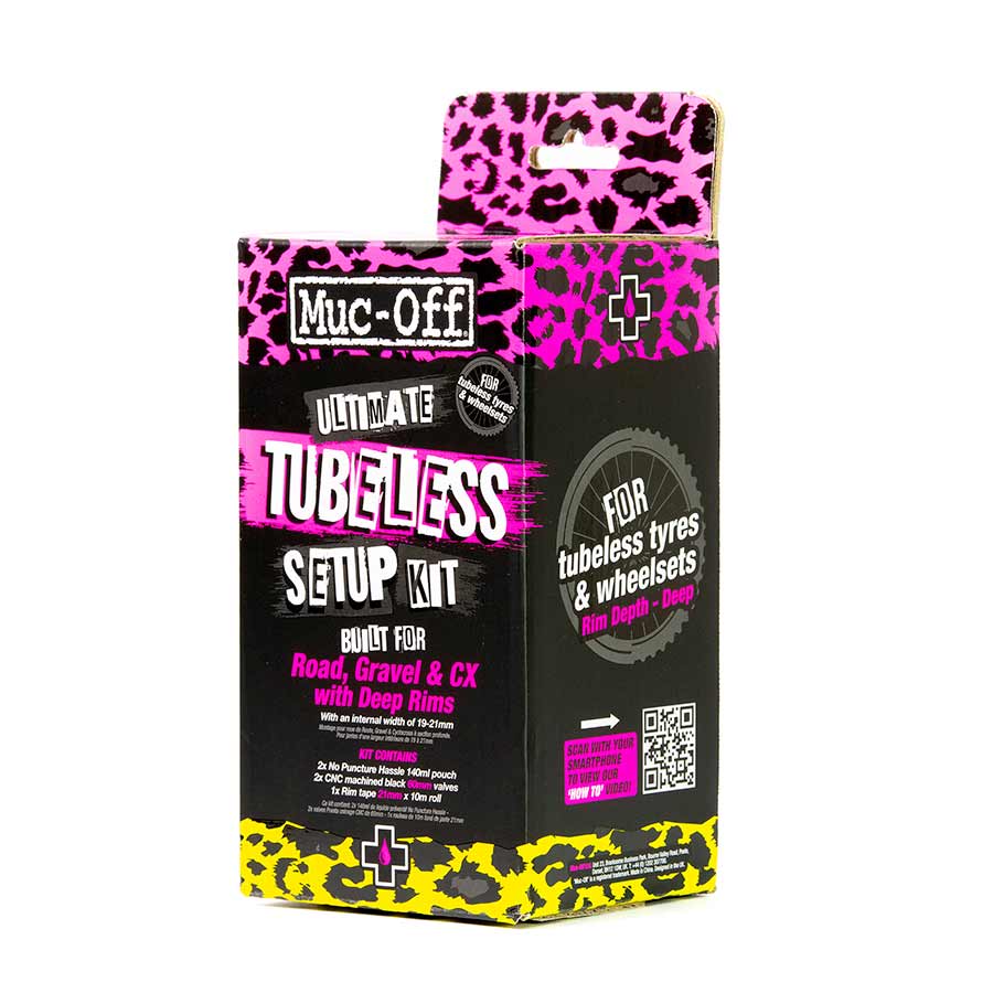 Muc-Off, Ultimate Tubeless Setup Kit Road 60mm