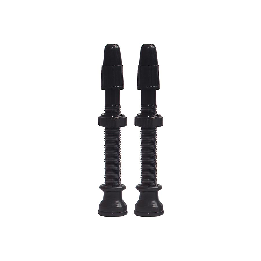 EVO, Tubeless Valves, Tubeless Valve, Presta, 44mm, Black, Pair