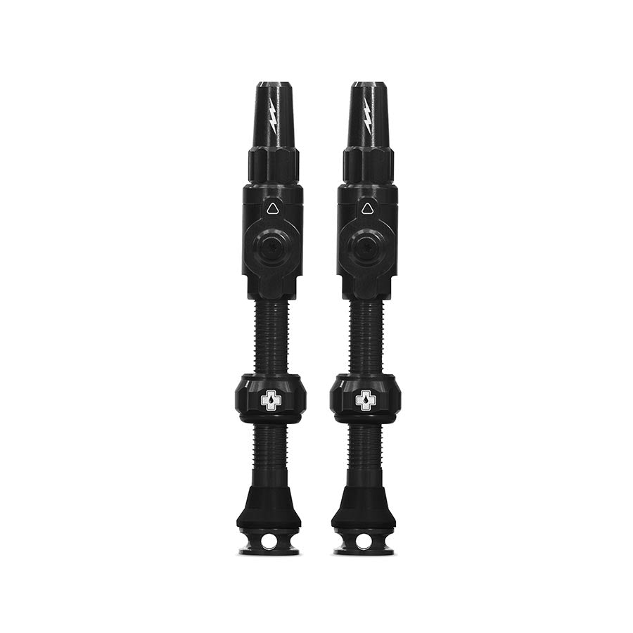 Muc-Off, Big Bore Lite Small, Tubeless Valve, Presta, 30mm, Black, Pair