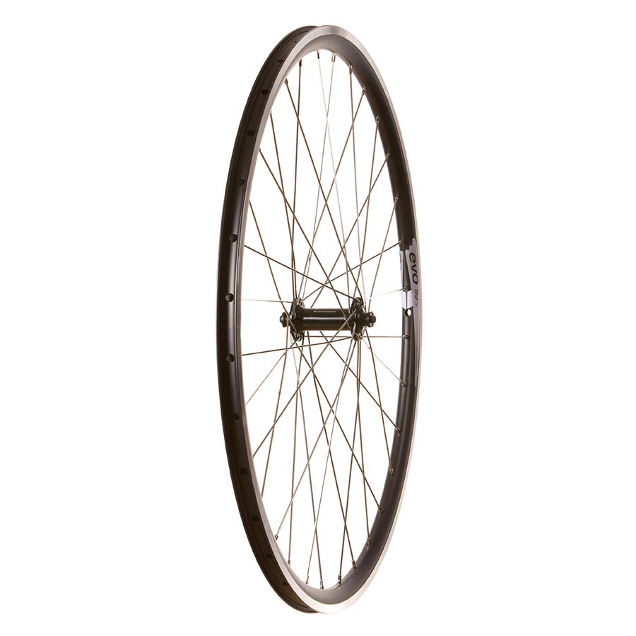 Wheel Shop, Evo Tour 16 Black/ Shimano Sora HB-RS300, Wheel, Front, 700C / 622, Holes: 32, QR, 100mm, Rim