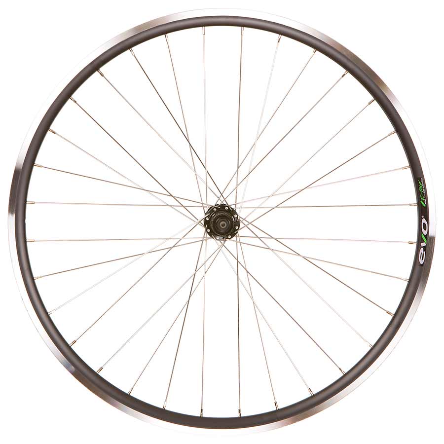 Wheel Shop, Evo Tour 16 Black/ Shimano Sora HB-RS300, Wheel, Front, 700C / 622, Holes: 32, QR, 100mm, Rim