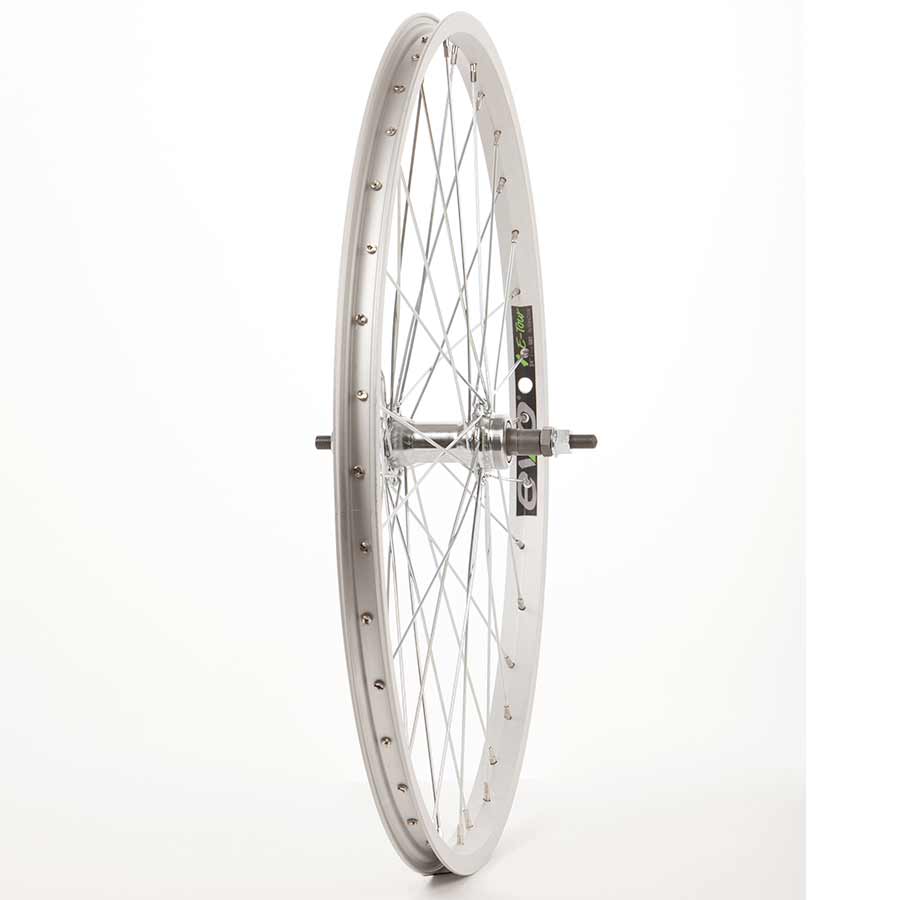 Wheel Shop, Evo Tour 20 Silver/ Formula FM-21, Wheel, Front, 24'' / 507, Holes: 36, Bolt-on, 100mm, Rim