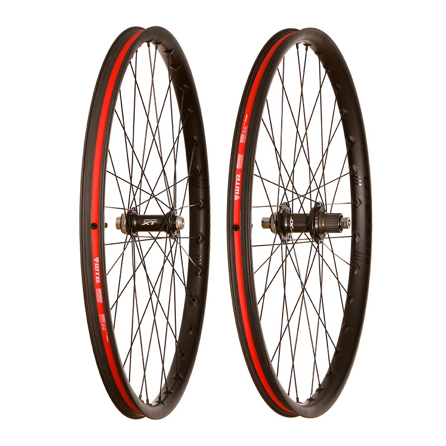 Wheel Shop, WTB CZR i30 Carbon / Shimano XT M8110-B, Wheel, Front and Rear, 29'' / 622, Holes: 32, F: 15x110mm, R: 12x148mm, Disc Center Lock / IS 6-Bolt, Shimano Micro Spline, Pair