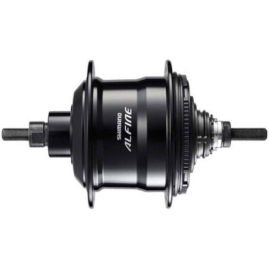 Shimano, Alfine SG-S7001-8, Internal 8 speed hub, Black, 32H, QRx135mm, Center Lock