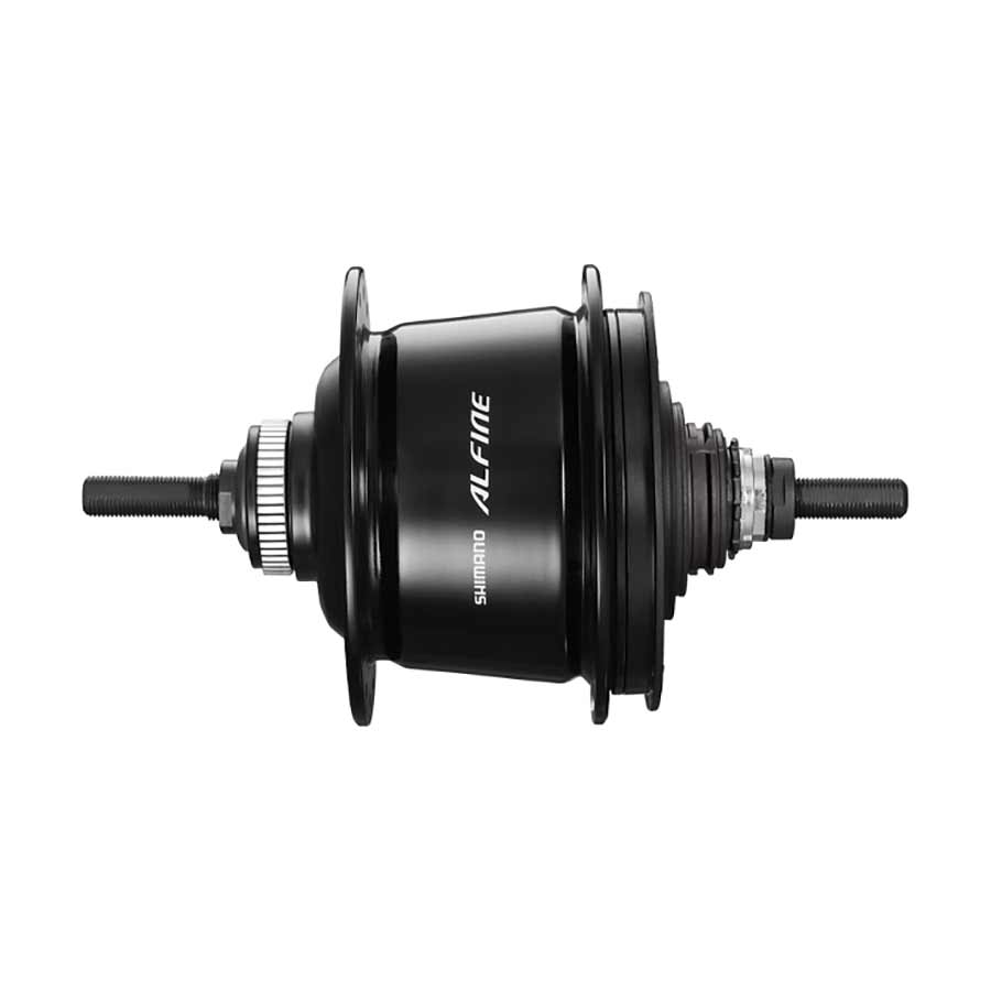 Shimano, Alfine SG-S7001-8, Internal 8 speed hub, Black, 32H, QRx135mm, Center Lock