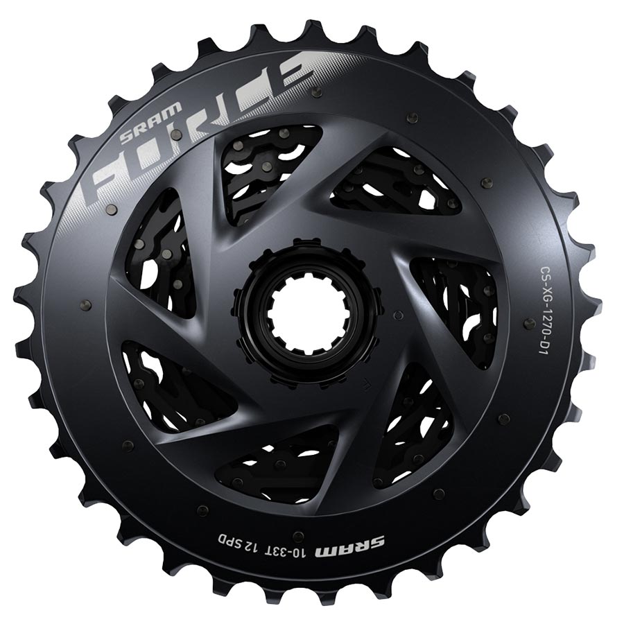 SRAM, XG-1270, Cassette, Silver, Speed: 12, 10-28T