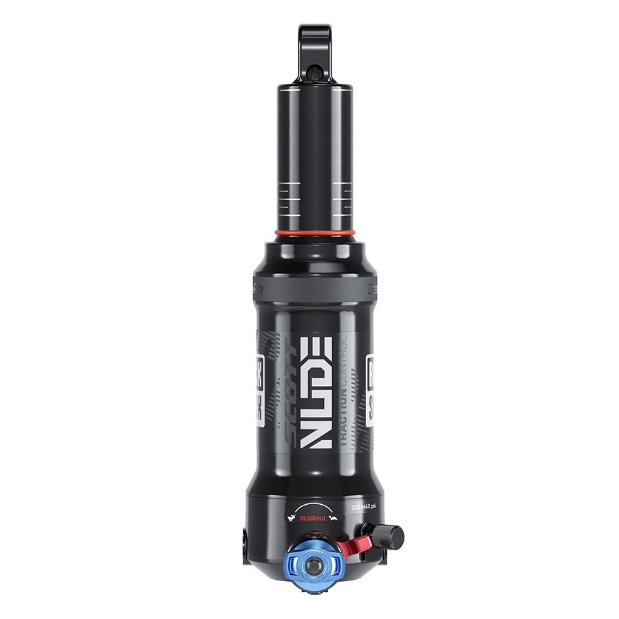 RockShox, Deluxe Nude RLC3, Rear shock, 165x40, Shaft Eyelet: Trunnion, Body Eyelet: Standard, MReb/MComp, 430lb Lockout Force