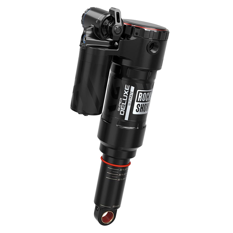 RockShox, Super Deluxe Ultimate RC2T, Rear shock, 230x62.5, Shaft Eyelet: Standard, Body Eyelet: Bearing, Linear Air, 0Neg/1Pos Tokens, LinearReb/MComp, 320lb Lockout