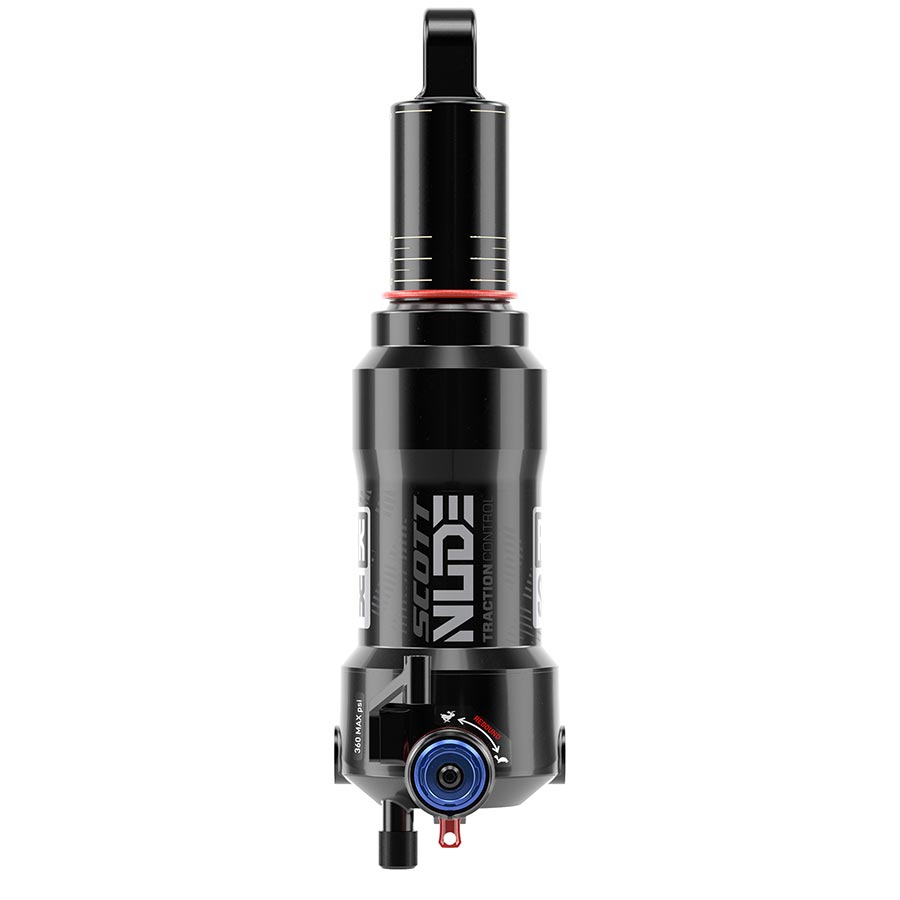 RockShox, Deluxe Nude RLC3 C1, Rear shock, 165x45, Shaft Eyelet: Trunnion, Body Eyelet: Standard, Progressive 0Pos/0Neg Tokens, W/1 Efficiency Token, LM Tune,430 Lockout