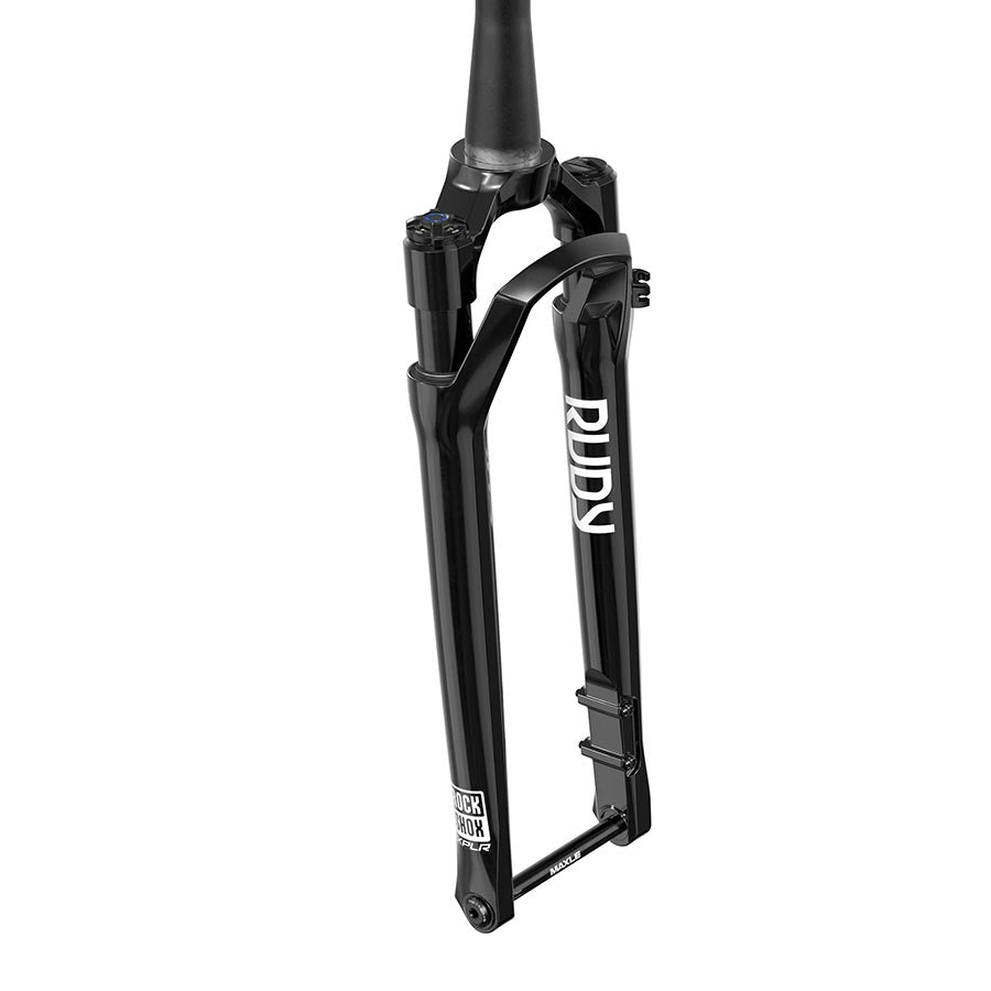 RockShox, Rudy Ultimate XPLR A2, Suspension Fork, 700C, Solo Air, 40mm, 1-1/8''-1.5'', 12x100mm TA, Rake: 45mm, Black