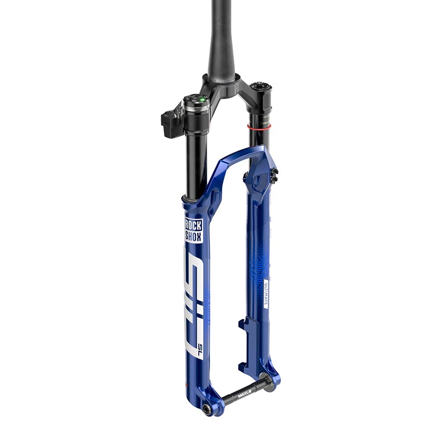 RockShox, SID SL Ult Flight Attendant D1, Suspension Fork, 29'', DebonAir, 110mm, 1-1/8''-1.5'', 15x110mm TA, Rake: 44mm, Blue, Remote: Sold Separately