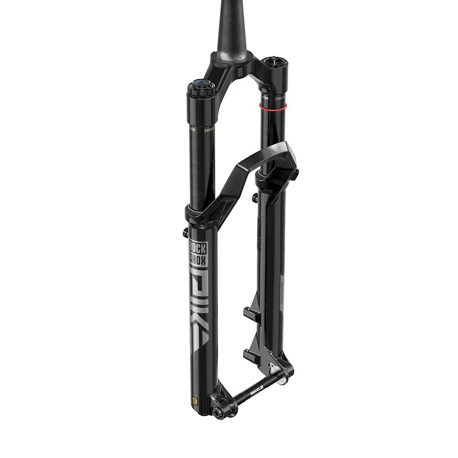 RockShox, Pike Ultimate C2, Suspension Fork, 27.5'', DebonAir+ W/ButterCups, 130mm, 1-1/8''-1.5'', 15x110mm TA, Rake: 44mm, Black