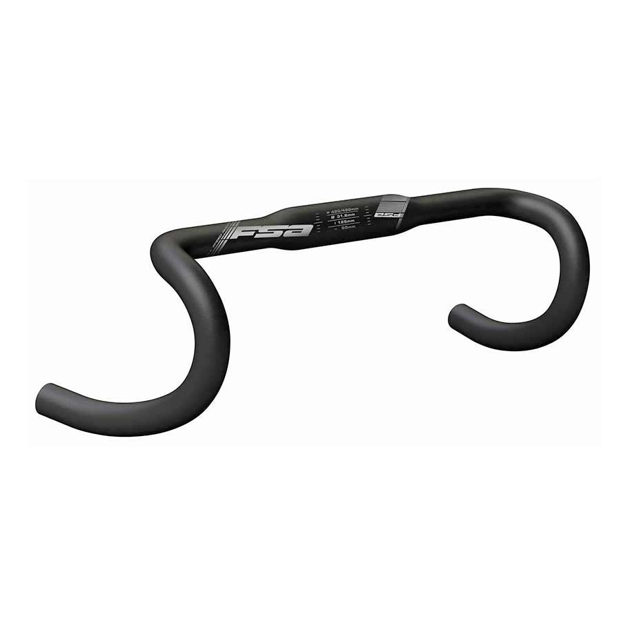 FSA, Adventure, Road handlebar, Clamp: 31.8mm, Drop: 125mm, Reach: 80mm, W:420mm