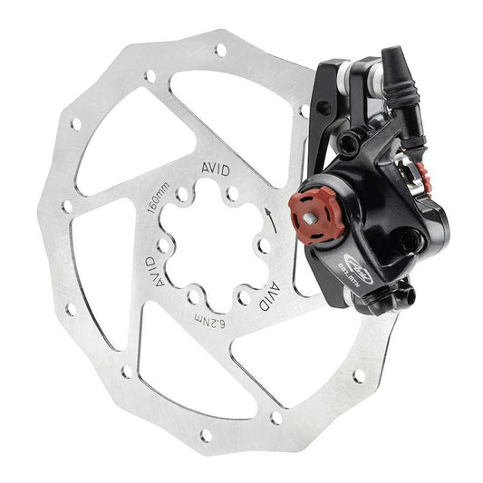 Avid, BB7 MTB, Mechanical disc brake, Front or rear, 180mm, Grey