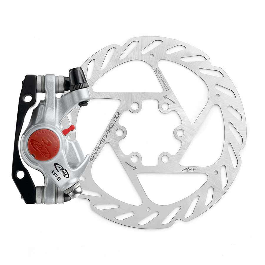 Avid, BB5 Road, Mechanical disc brake, Front or rear, 160mm, Grey