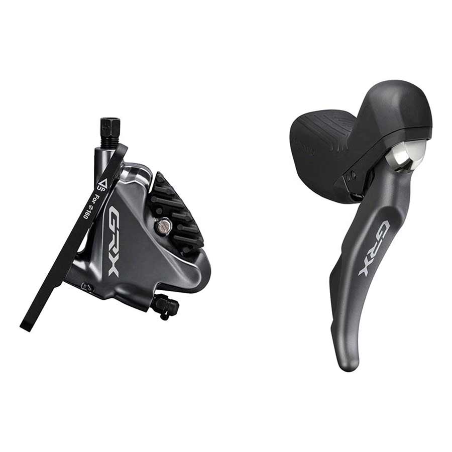 Shimano, GRX ST-RX810-R / BR-RX810-R, Road Hydraulic Disc Brake, Rear, 11 speed, Flat mount, 140 or 160mm (not included), Black, Set