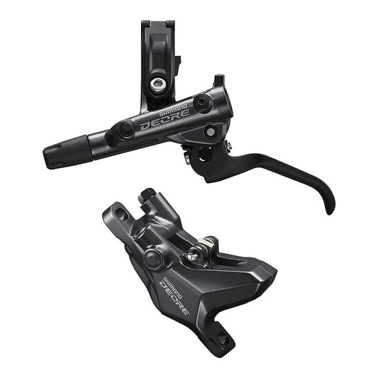 Shimano, Deore BL-M6100 / BR-M6100, MTB Hydraulic Disc Brake, Front, Post mount, Disc: Not included, Black