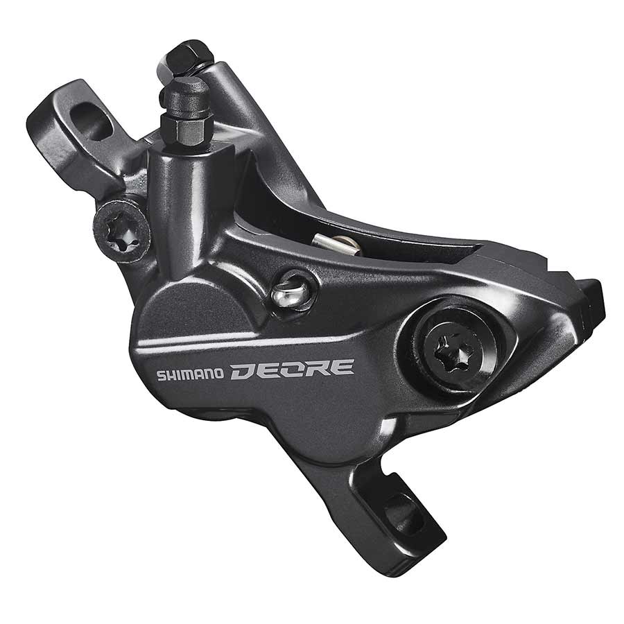 Shimano, Deore BL-M6100 / BR-M6120, MTB Hydraulic Disc Brake, Front, Post mount, Disc: Not included, Black