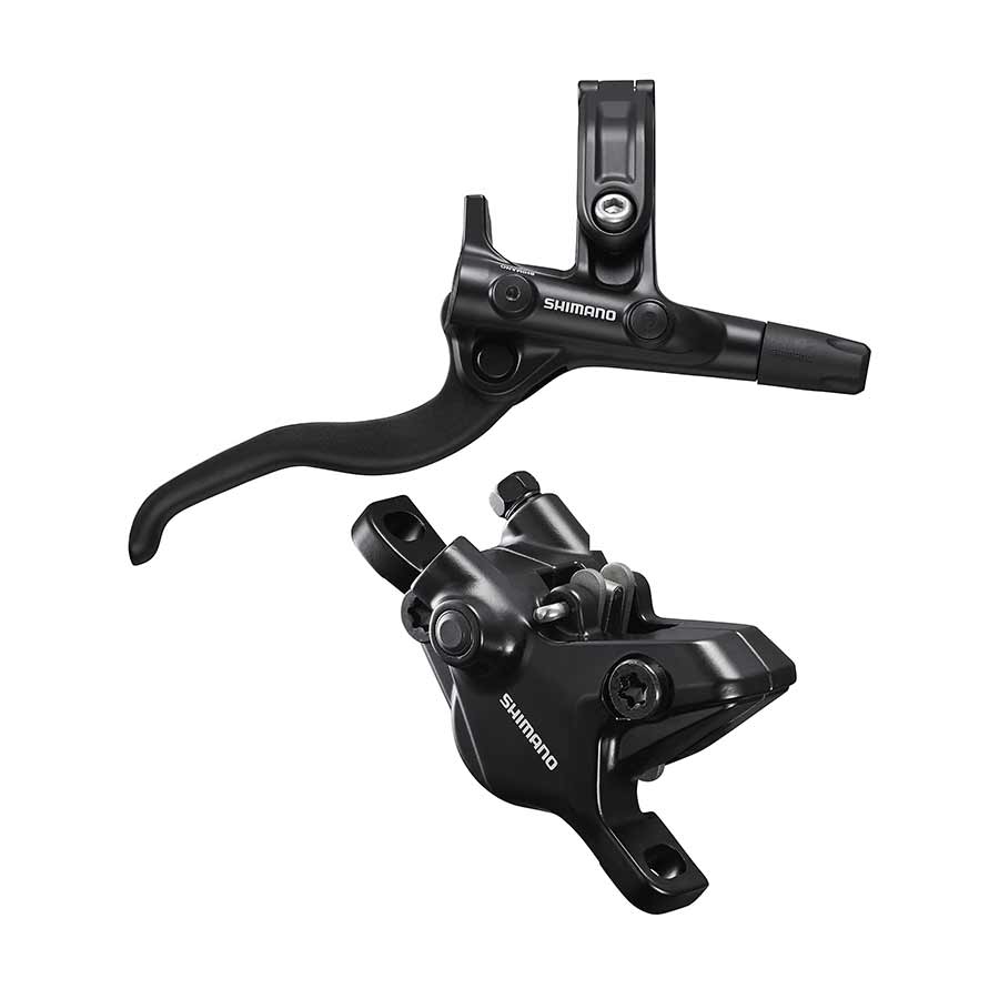 Shimano, Deore BL-M4100 / BR-MT410, MTB Hydraulic Disc Brake, Front, Post mount, Disc: Not included, Black