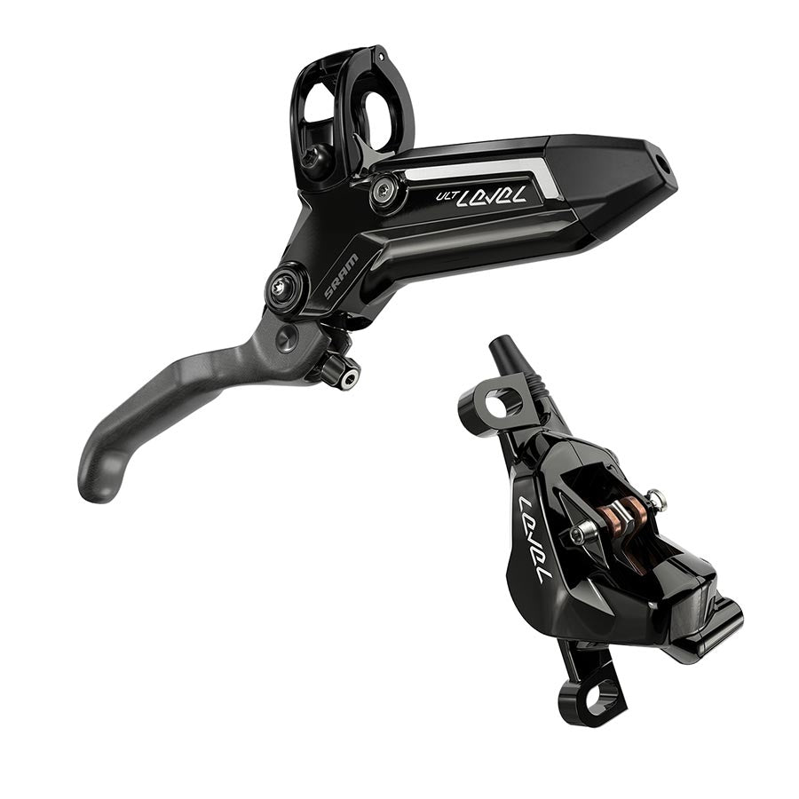 SRAM, Level Ultimate Stealth 2P, MTB Hydraulic Disc Brake, Front, Post mount, Black