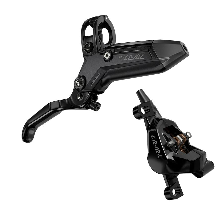 SRAM, Level Silver Stealth 2P, MTB Hydraulic Disc Brake, Front, Post mount, Black