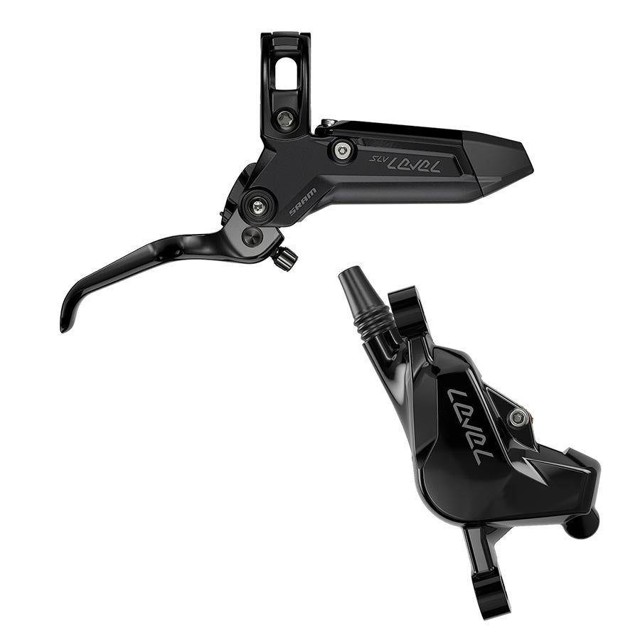 SRAM, Level Silver Stealth 2P, MTB Hydraulic Disc Brake, Front, Post mount, Black