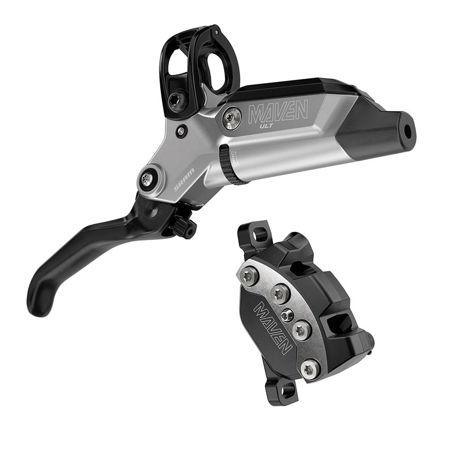 SRAM, Maven Ultimate Stealth, MTB Hydraulic Disc Brake, Front, Post mount, Silver