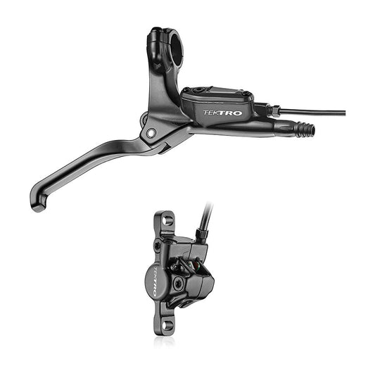 Tektro, HD-E350, Road Hydraulic Disc Brake, Front, Flat mount, 140 or 160mm (not included), 302g, Black