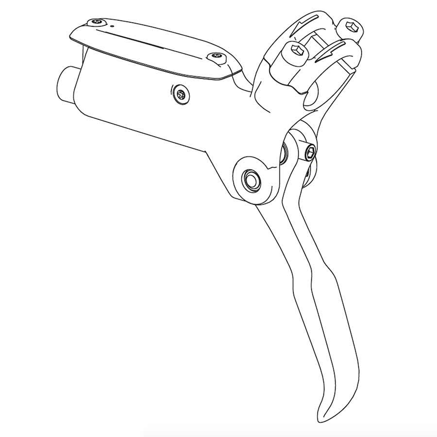 SRAM, Level T Gen 2, Hydraulic brake lever