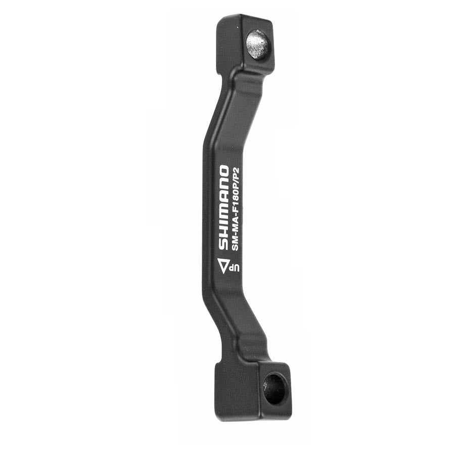 Shimano, SM-MA-F160P/S, Disc brake adapter for Post Mount caliper, Front, ISO fork, 160mm rotor