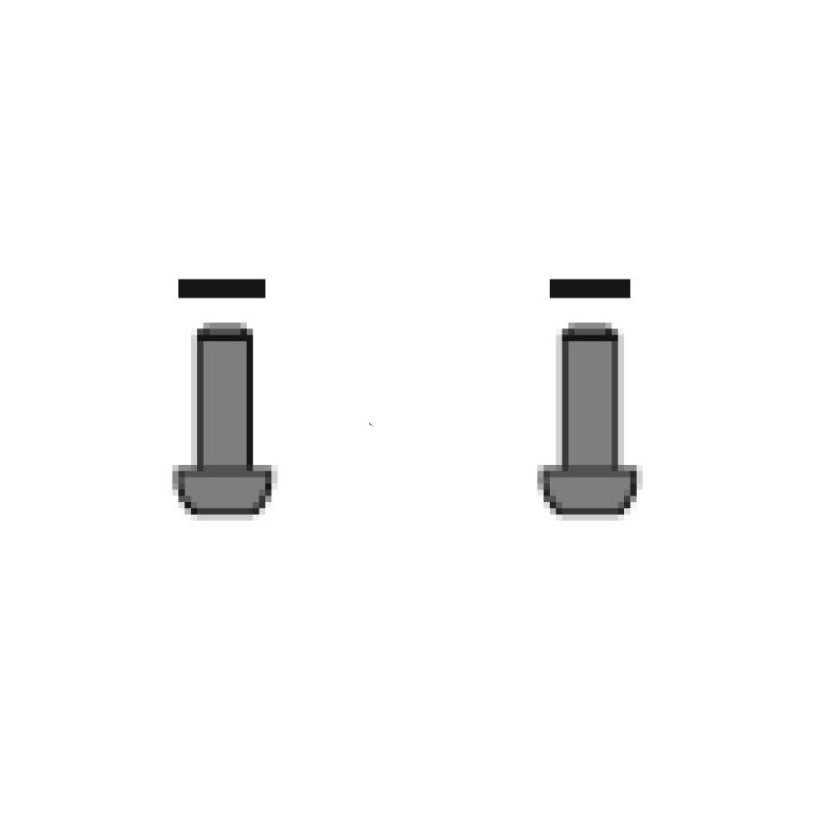 SRAM, Flat Mount mounting hardware, T25, 15mm, For brackets