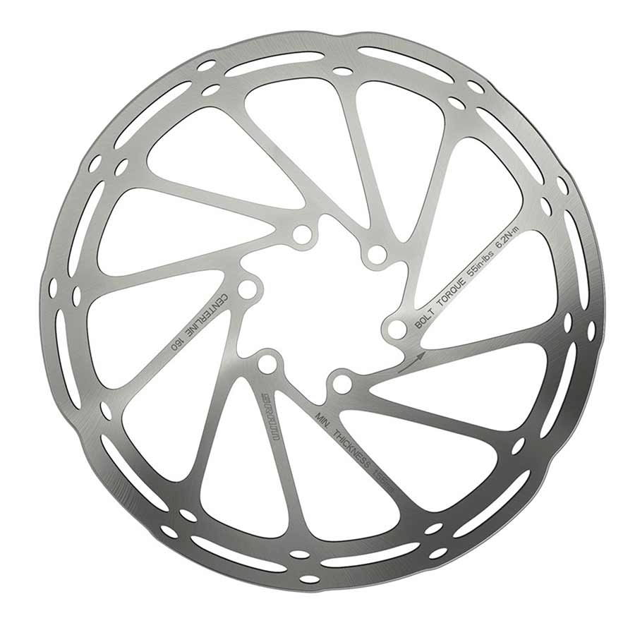 SRAM, Centerline Rounded, Disc brake rotor, ISO 6B, 140mm