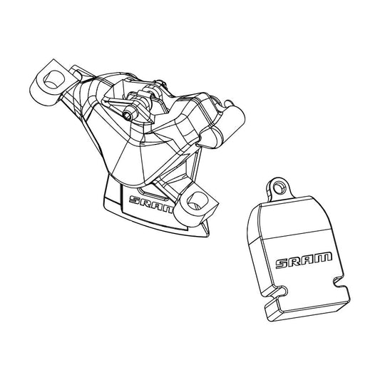 SRAM, Level TLM Caliper Assembly, 11.5018.056.003