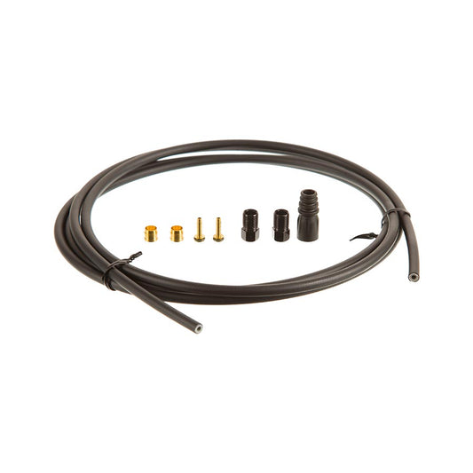 Tektro, Connecting Bolt Hose Kit, 5.5mm, 2000mm, Black, Kit