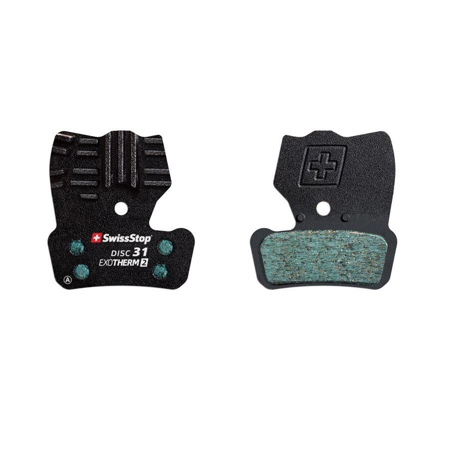 SwissStop, Exotherm2 27, Disc Brake Pads, Shape: Shimano D-Type/H-Type, XTR-M9120, XT-M8120, SLX M7120, SAINT 820, DEORE M6102, Organic, Pair