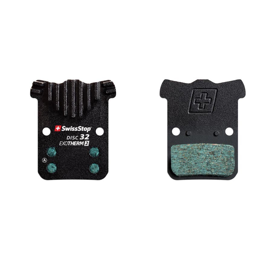 SwissStop, Exotherm2 27, Disc Brake Pads, Shape: Shimano D-Type/H-Type, XTR-M9120, XT-M8120, SLX M7120, SAINT 820, DEORE M6102, Organic, Pair