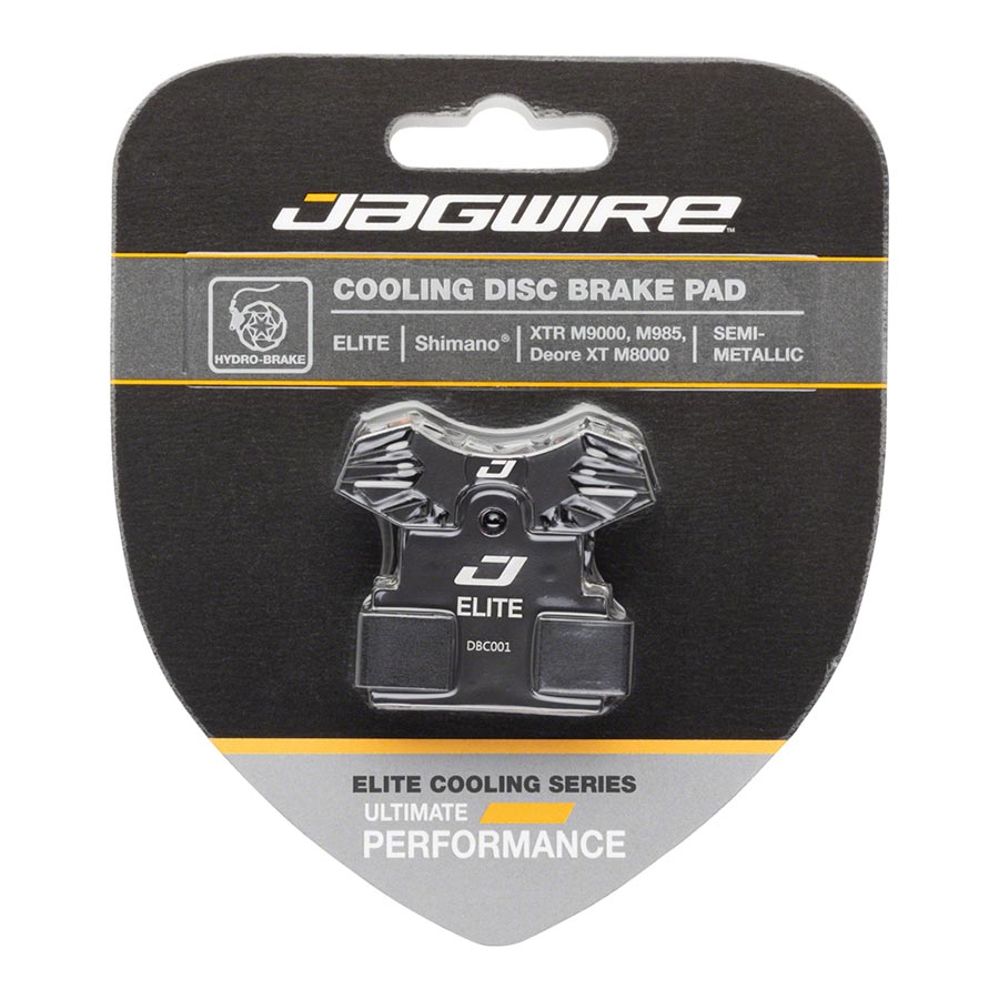 Jagwire, Elite, Disc Brake Pads, Shape: Shimano G-Type/F-Type/J-Type, Semi-Metallic, Pair