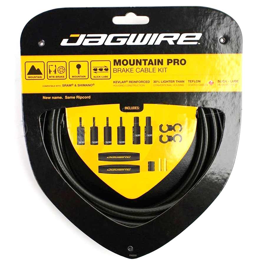 Jagwire, Mountain Pro, Complete brake cable & housing kit, MTB & Road (SRAM/Shimano), Black