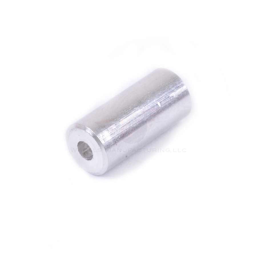 Wheels Manufacturing, Alloy Ferrule, 5mm, Silver, 50pcs